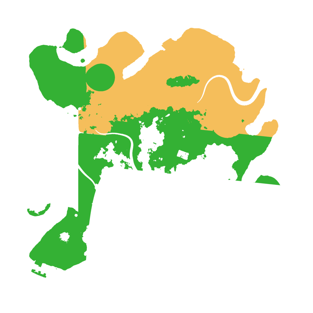 Biome Rust Map: Procedural Map, Size: 3000, Seed: 760017