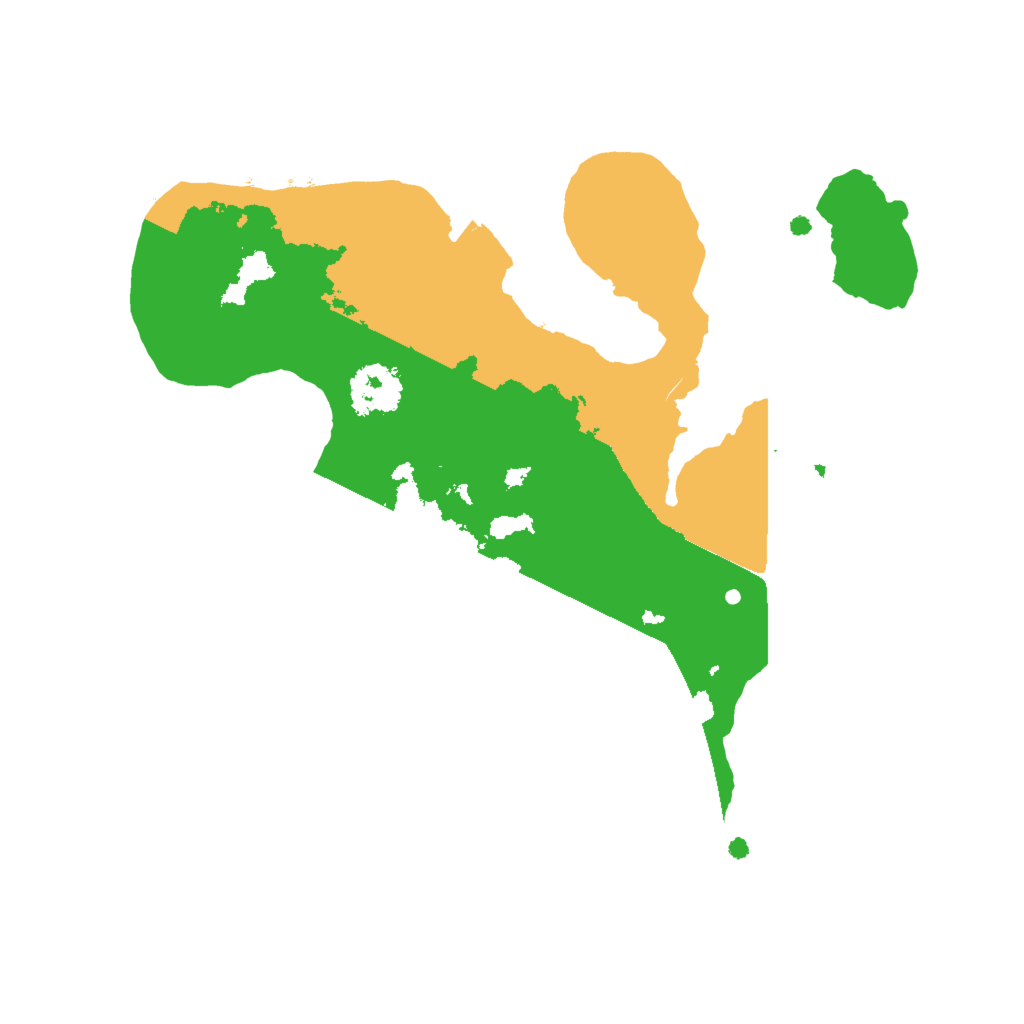 Biome Rust Map: Procedural Map, Size: 2000, Seed: 440390003