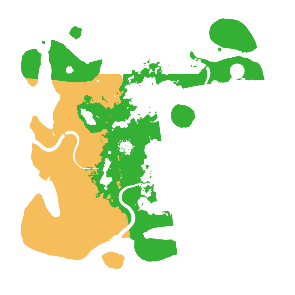 Biome Rust Map: Procedural Map, Size: 3500, Seed: 2003880812