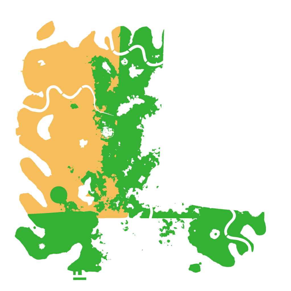 Biome Rust Map: Procedural Map, Size: 4500, Seed: 56667891