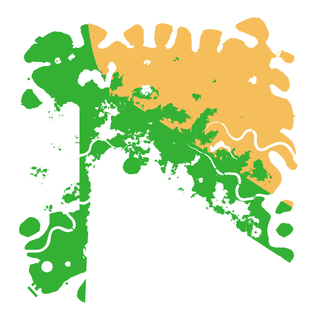 Biome Rust Map: Procedural Map, Size: 5000, Seed: 338394107
