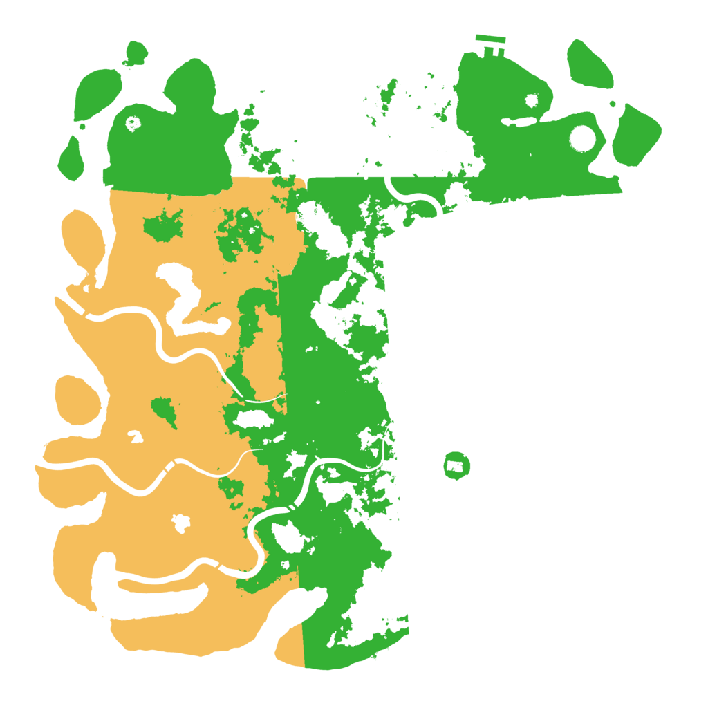 Biome Rust Map: Procedural Map, Size: 4775, Seed: 1022751428