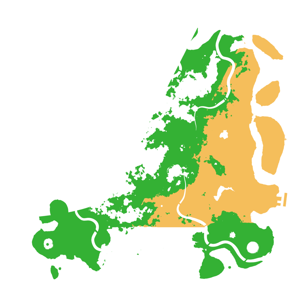 Biome Rust Map: Procedural Map, Size: 4500, Seed: 111602454