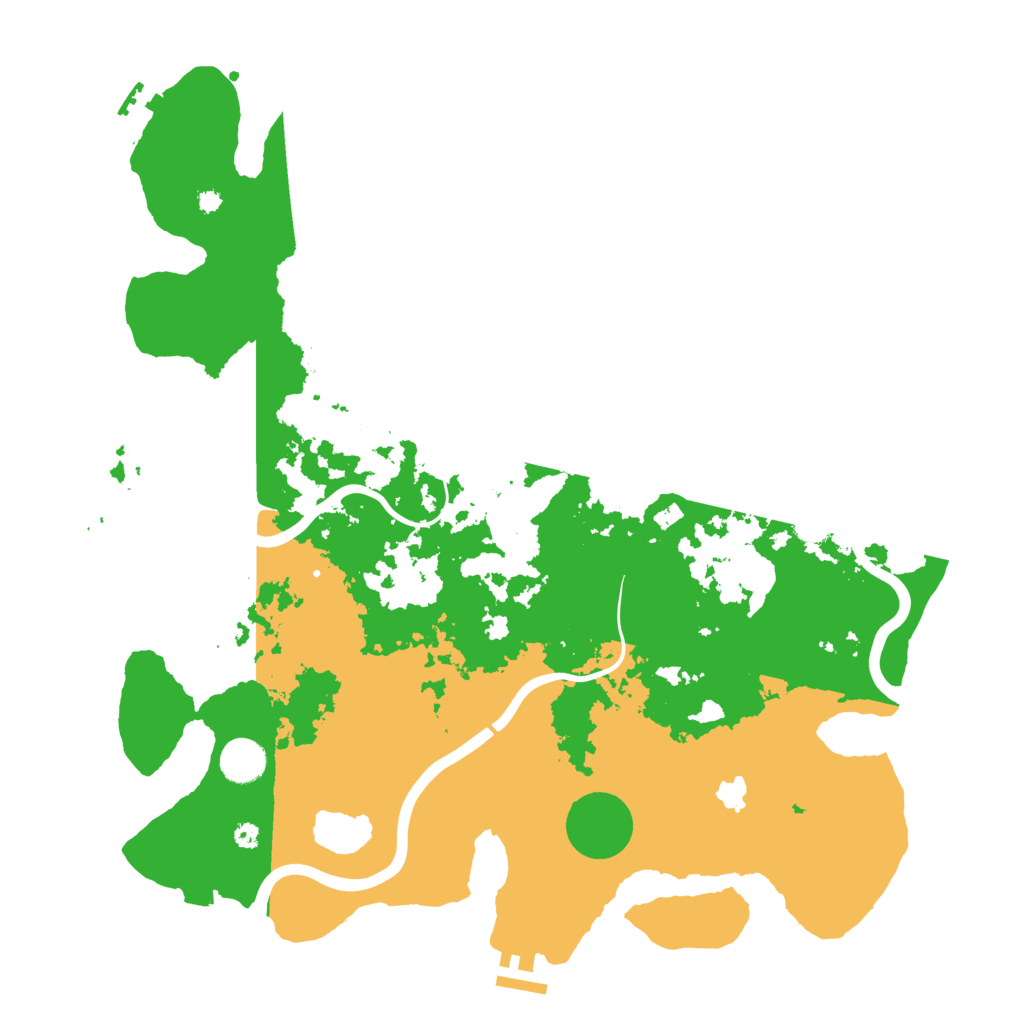 Biome Rust Map: Procedural Map, Size: 4050, Seed: 986812579