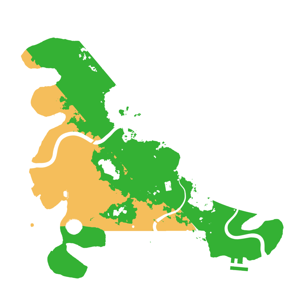 Biome Rust Map: Procedural Map, Size: 3500, Seed: 1450905391