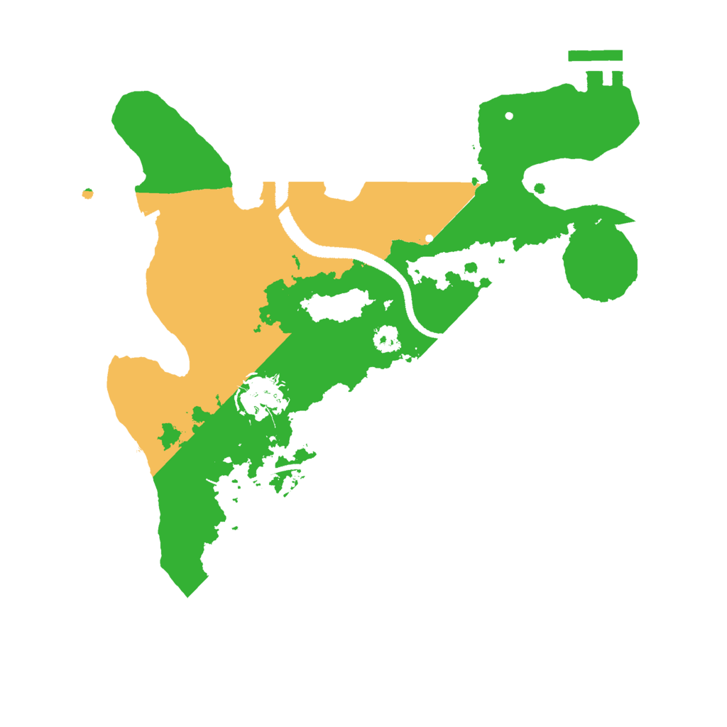 Biome Rust Map: Procedural Map, Size: 2700, Seed: 1780574521
