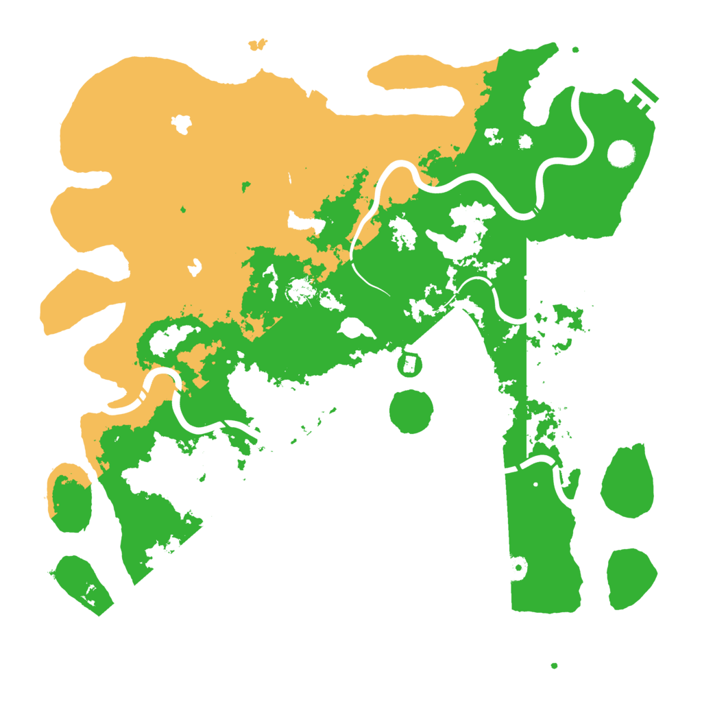 Biome Rust Map: Procedural Map, Size: 4500, Seed: 1936386924