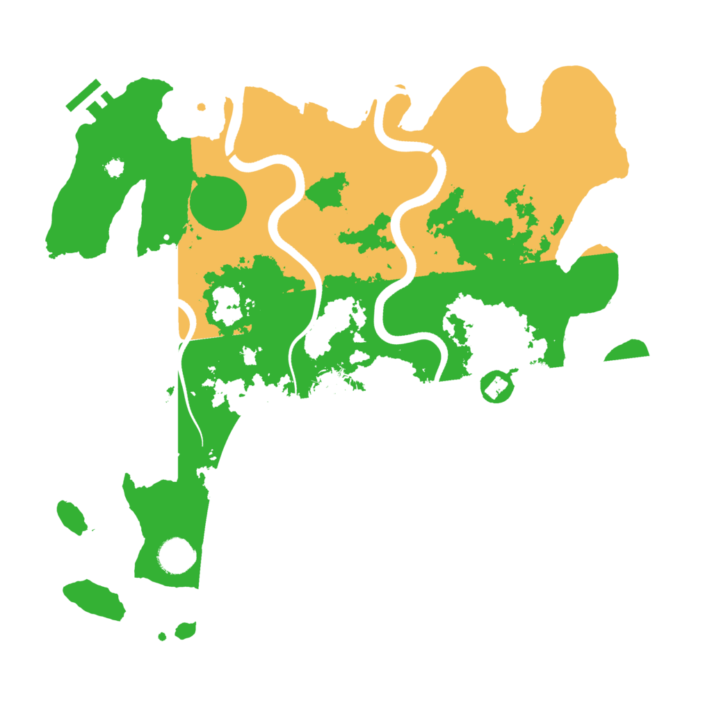 Biome Rust Map: Procedural Map, Size: 3500, Seed: 1044