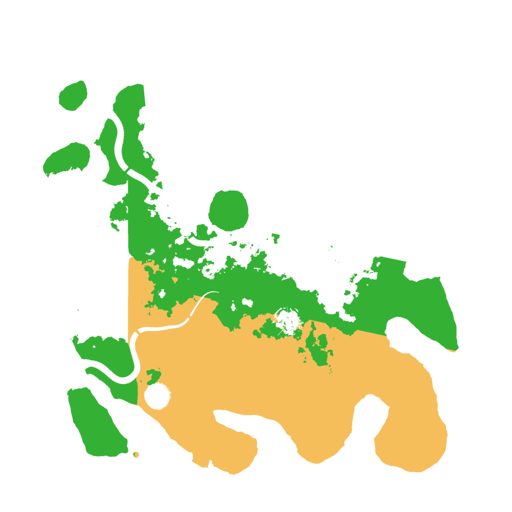 Biome Rust Map: Procedural Map, Size: 3500, Seed: 1863733403