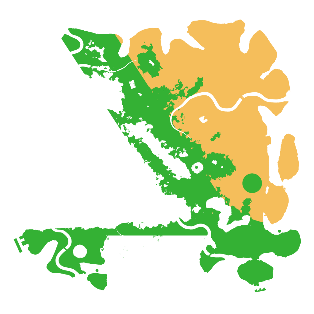 Biome Rust Map: Procedural Map, Size: 4250, Seed: 216190435