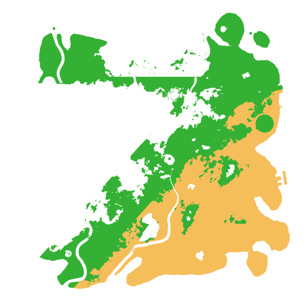 Biome Rust Map: Procedural Map, Size: 4500, Seed: 1100373144