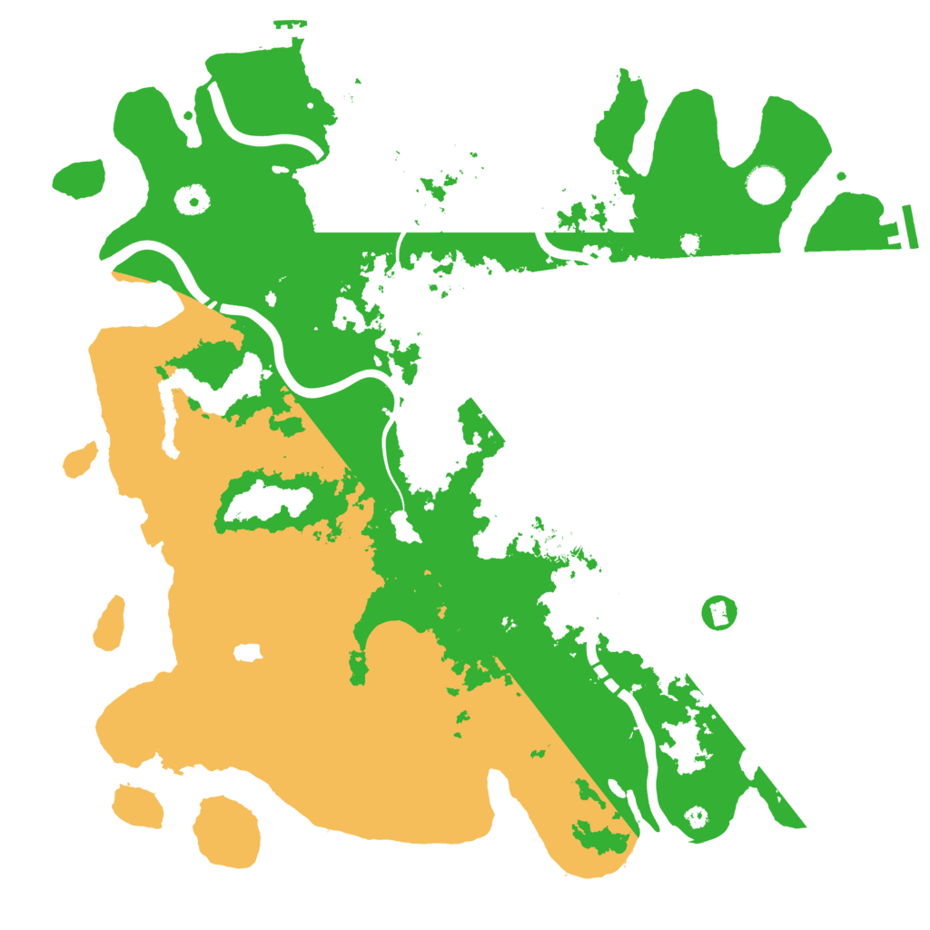 Biome Rust Map: Procedural Map, Size: 4250, Seed: 77429422