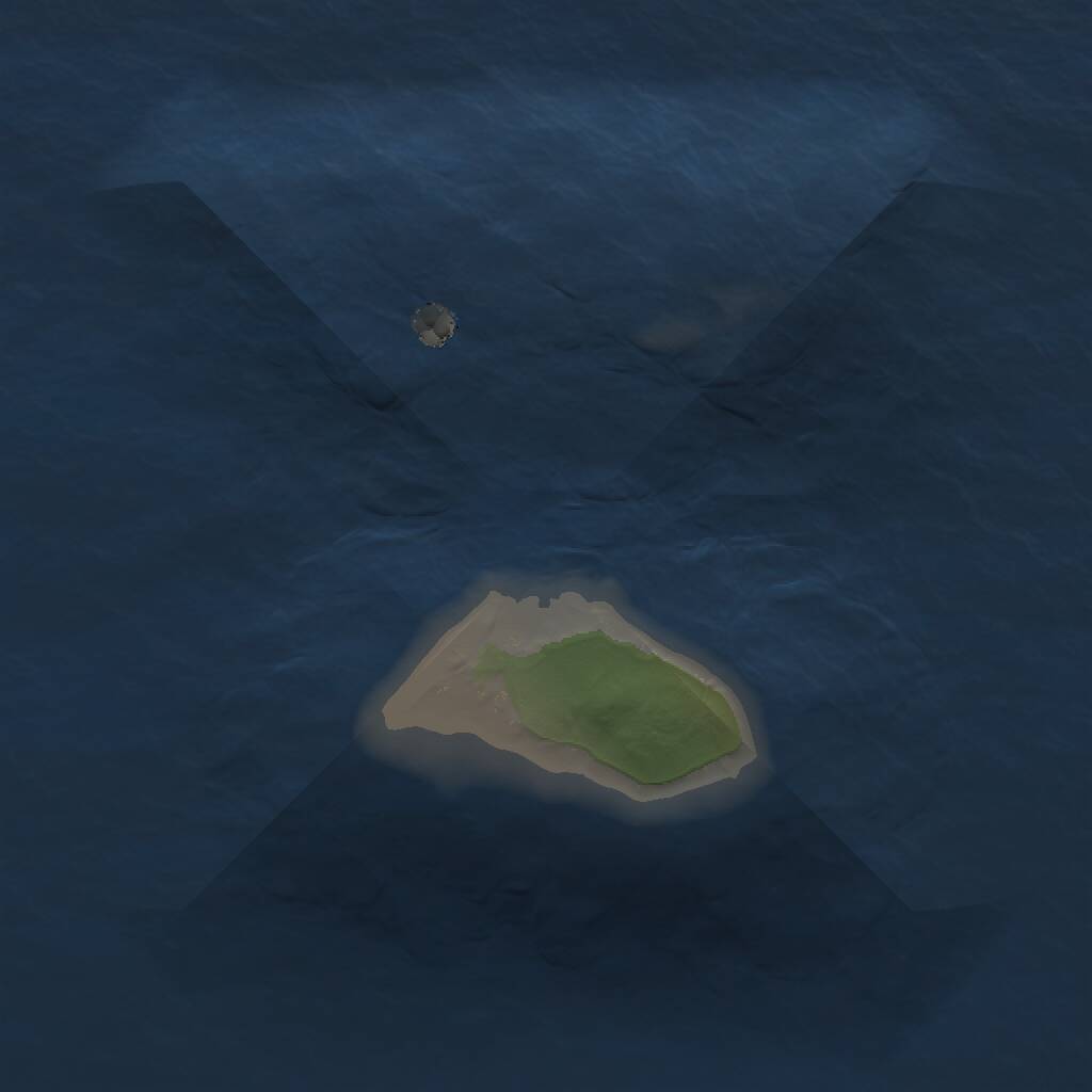 Rust Map: Procedural Map, Size: 1000, Seed: 84311, 1 Monuments