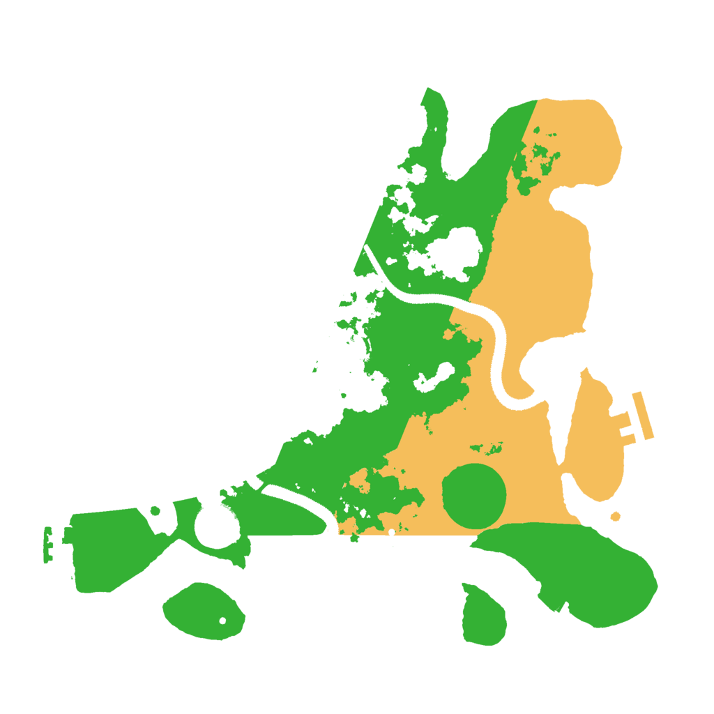 Biome Rust Map: Procedural Map, Size: 3000, Seed: 1600100220