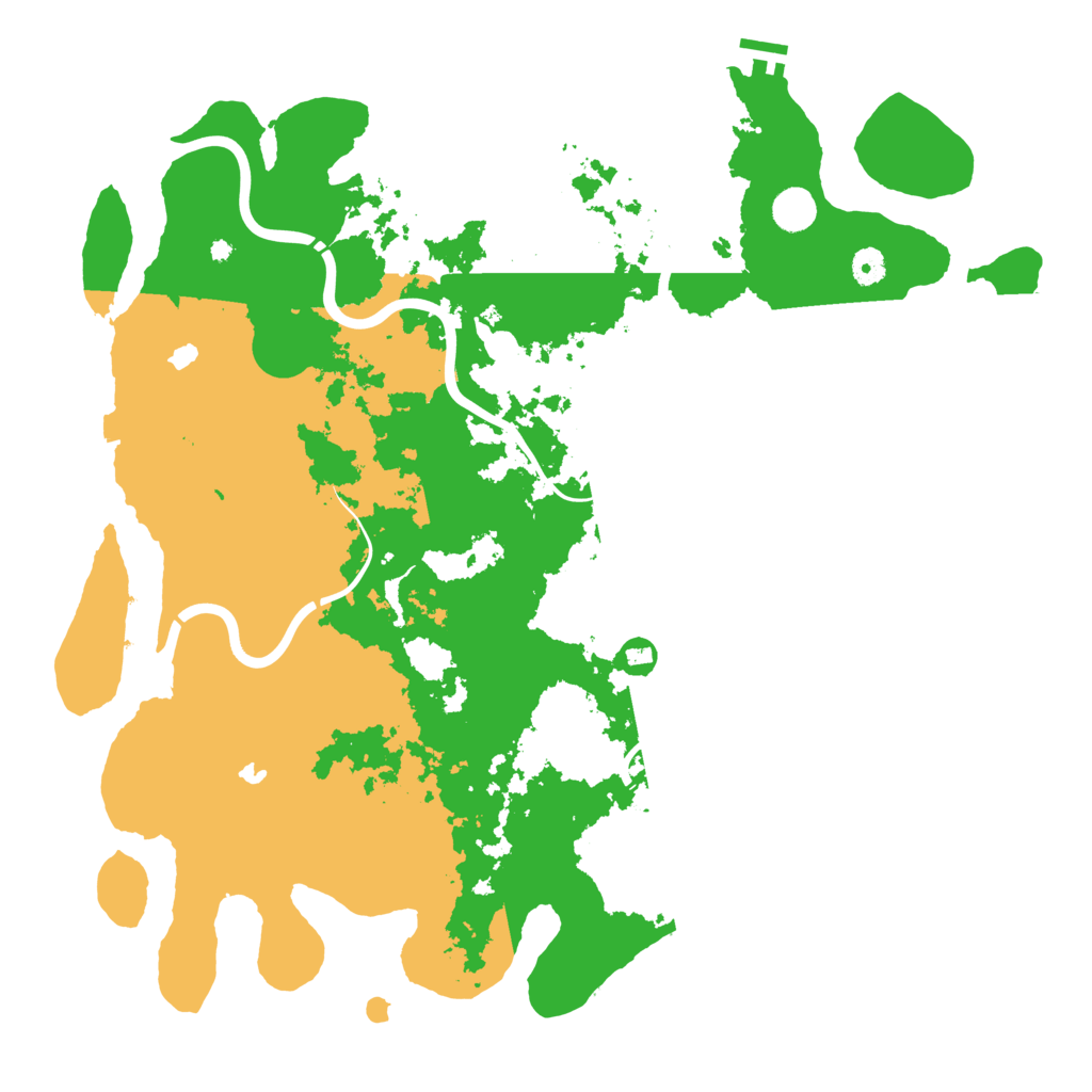 Biome Rust Map: Procedural Map, Size: 4600, Seed: 1149580219