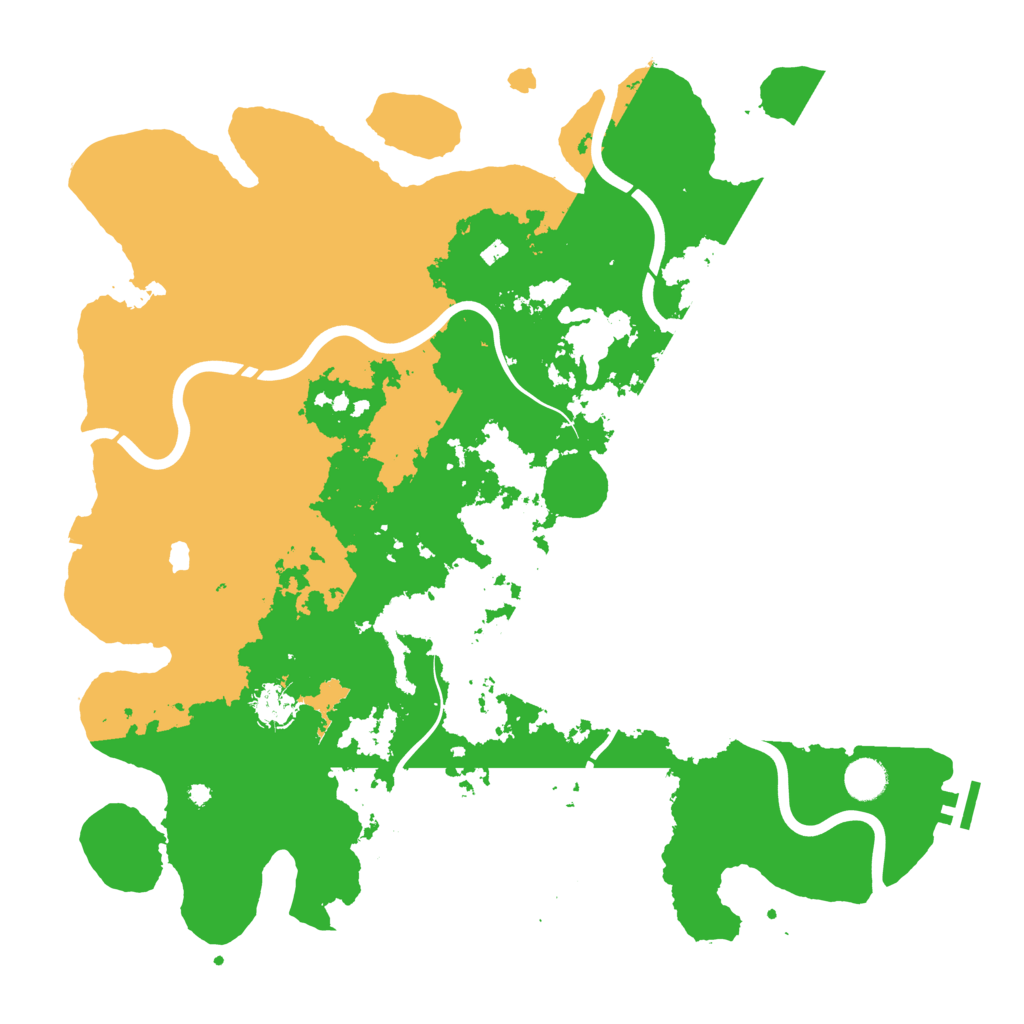 Biome Rust Map: Procedural Map, Size: 4250, Seed: 1395920846