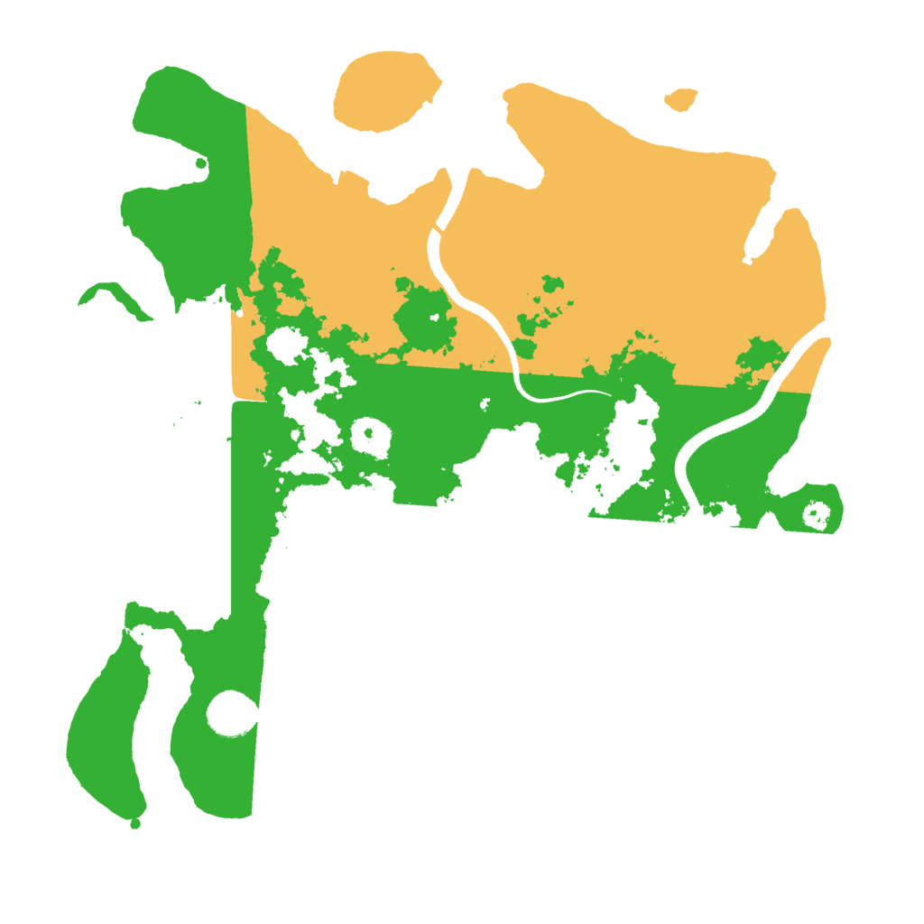 Biome Rust Map: Procedural Map, Size: 3500, Seed: 965459131