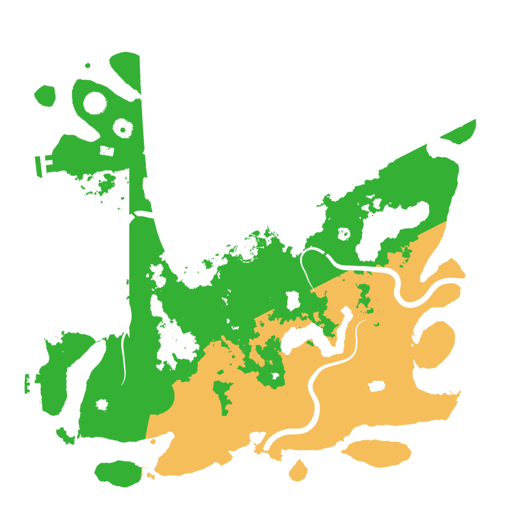 Biome Rust Map: Procedural Map, Size: 4000, Seed: 1186699541