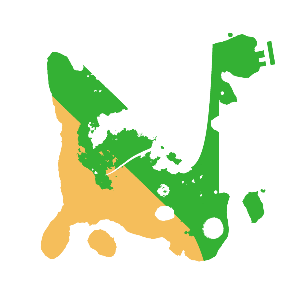 Biome Rust Map: Procedural Map, Size: 2500, Seed: 1722635288