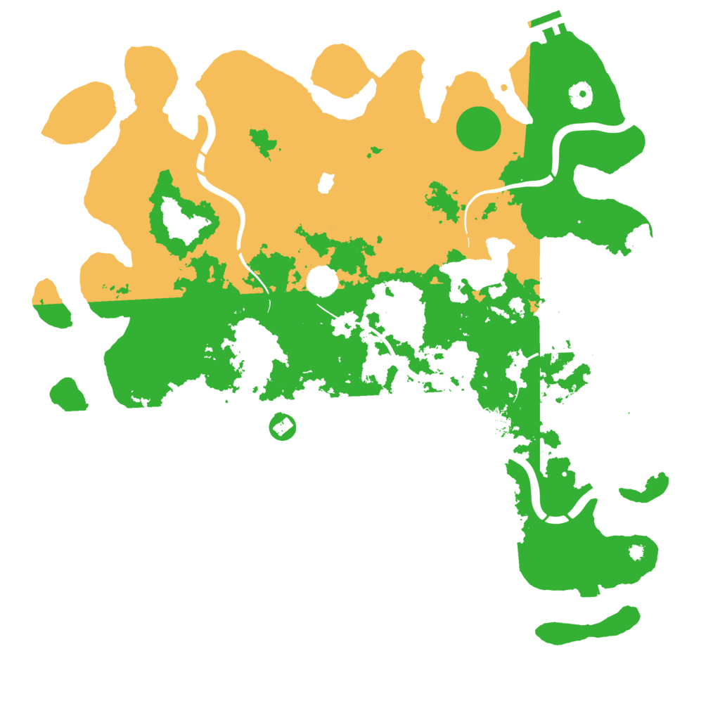 Biome Rust Map: Procedural Map, Size: 4250, Seed: 268670073