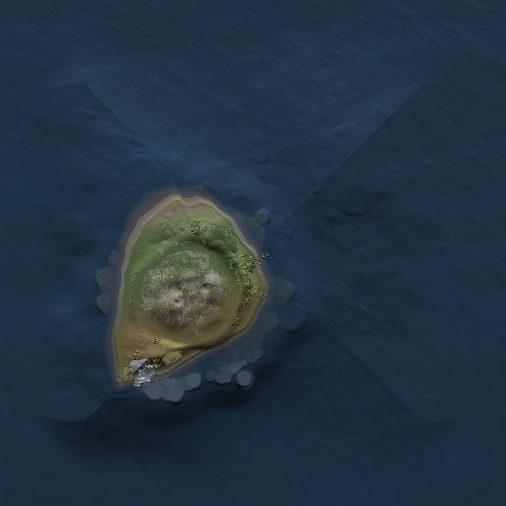 Rust Map: Procedural Map, Size: 1000, Seed: 84321, 1 Monuments