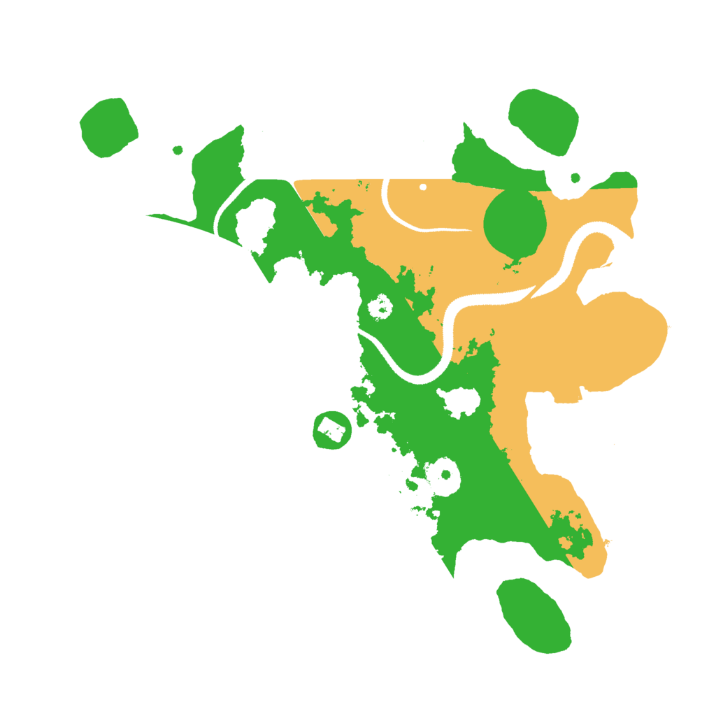 Biome Rust Map: Procedural Map, Size: 3000, Seed: 239436083