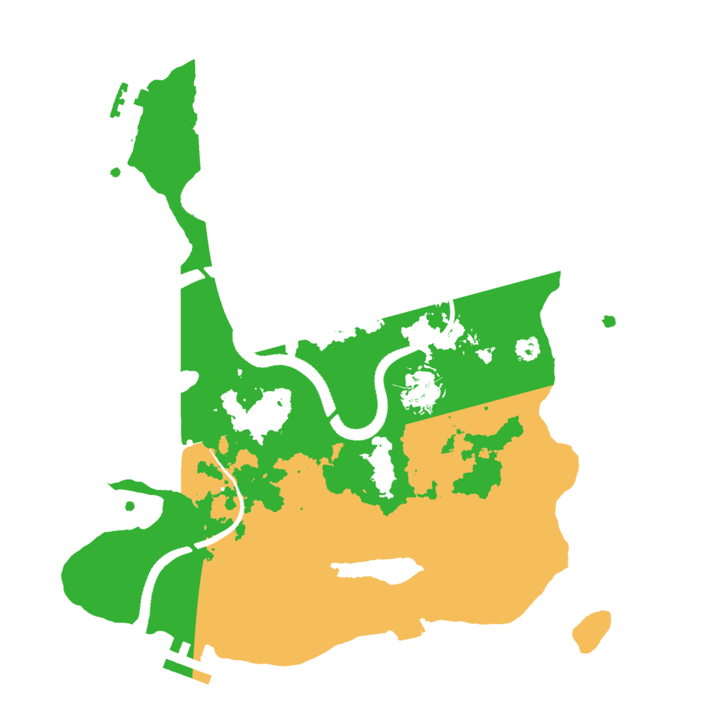 Biome Rust Map: Procedural Map, Size: 3000, Seed: 123207566