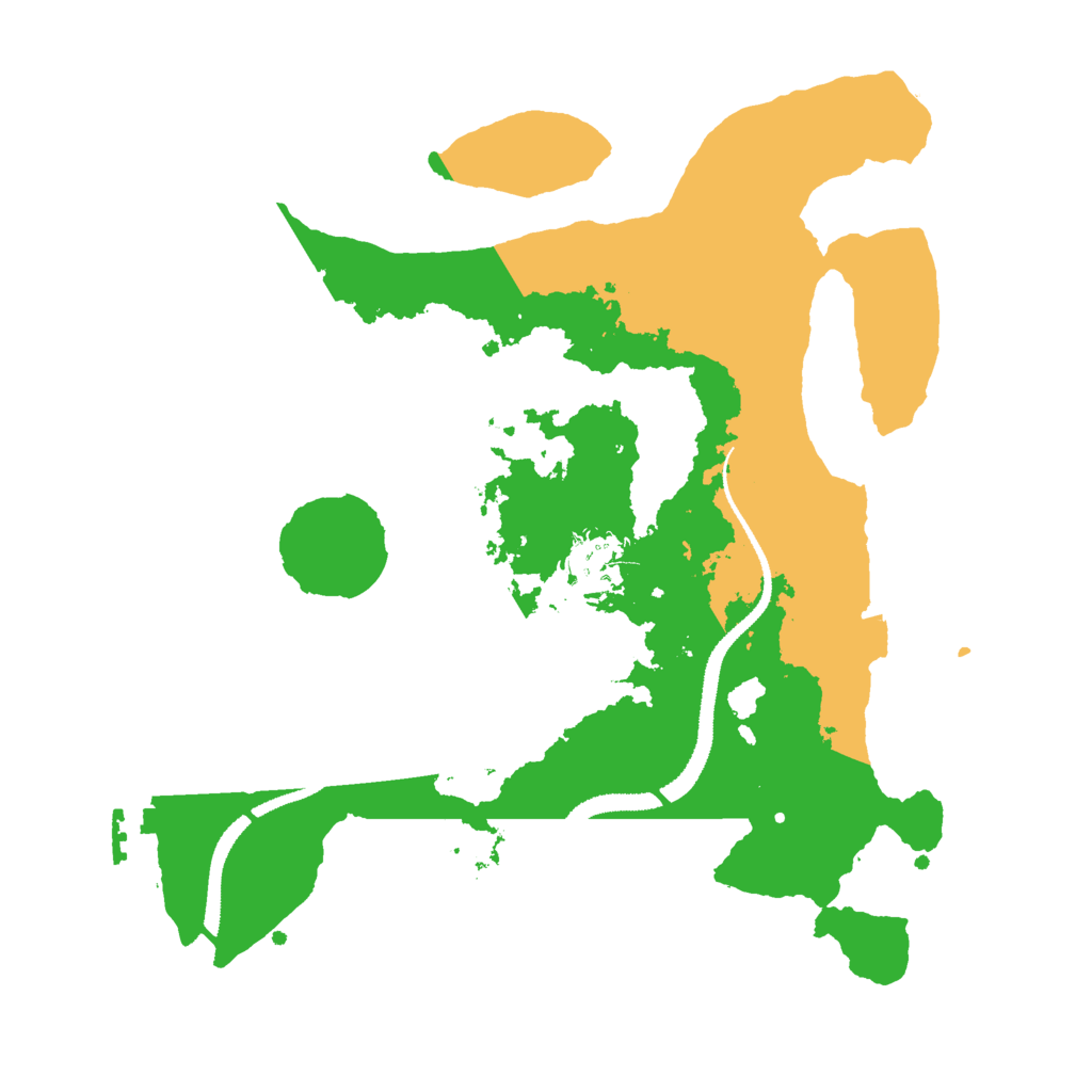 Biome Rust Map: Procedural Map, Size: 3000, Seed: 139656566