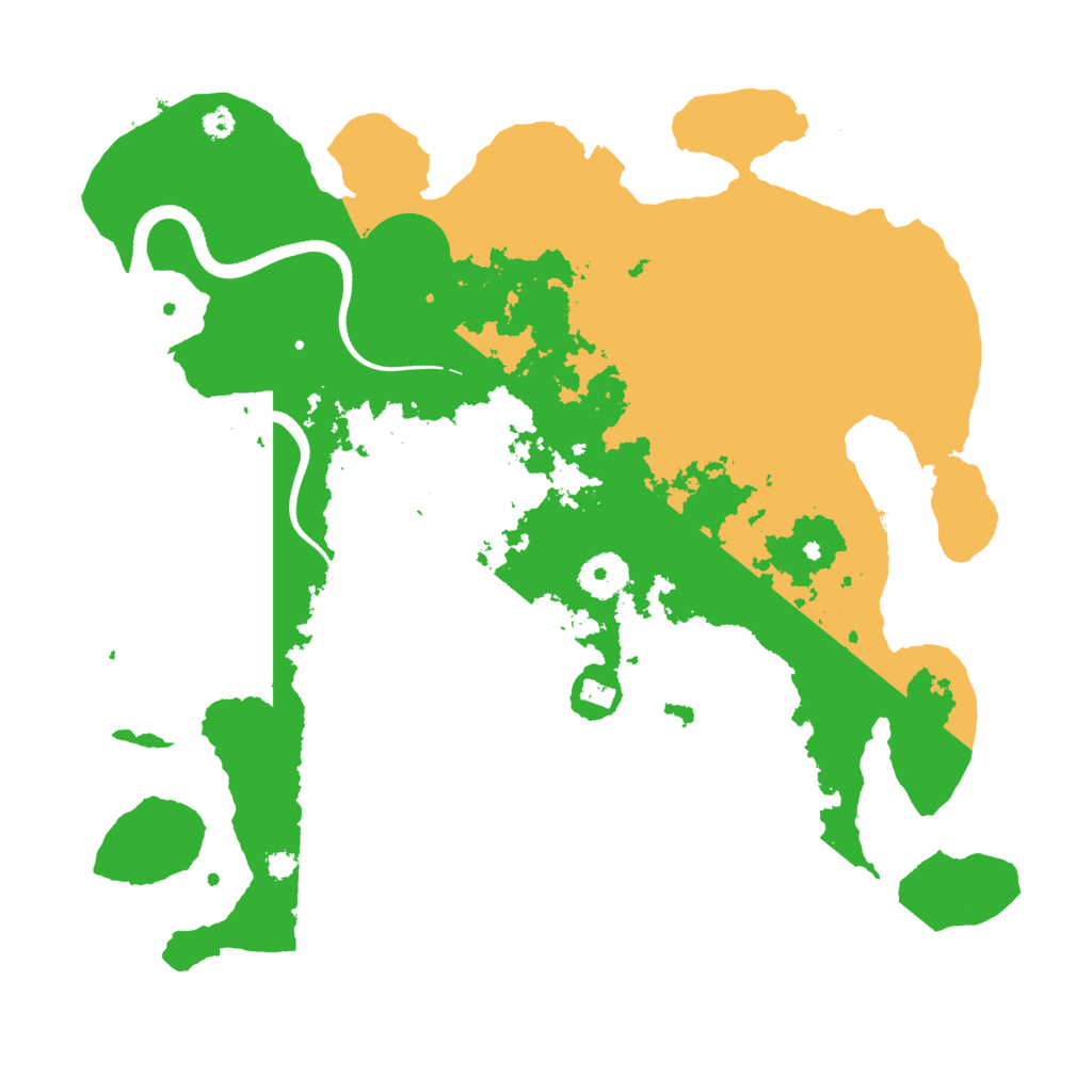 Biome Rust Map: Procedural Map, Size: 3500, Seed: 919087034
