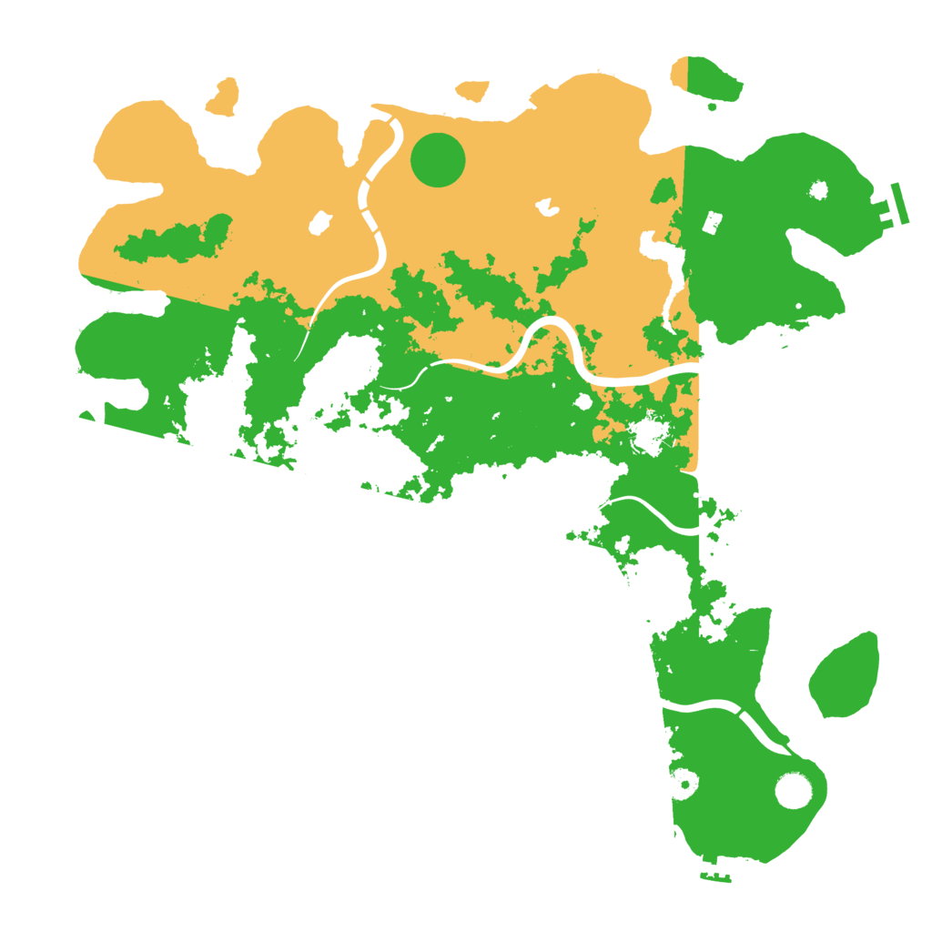 Biome Rust Map: Procedural Map, Size: 4500, Seed: 1180422163