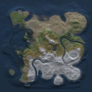 Thumbnail Rust Map: Procedural Map, Size: 3005, Seed: 50000, 12 Monuments