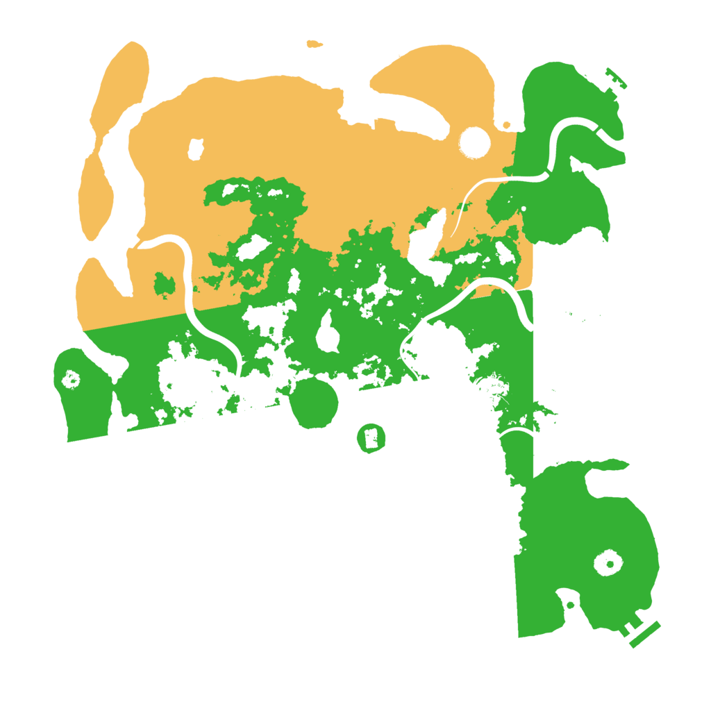 Biome Rust Map: Procedural Map, Size: 4000, Seed: 842081001