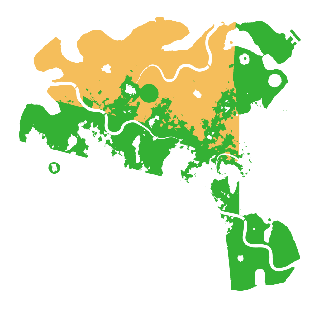 Biome Rust Map: Procedural Map, Size: 4500, Seed: 5628455