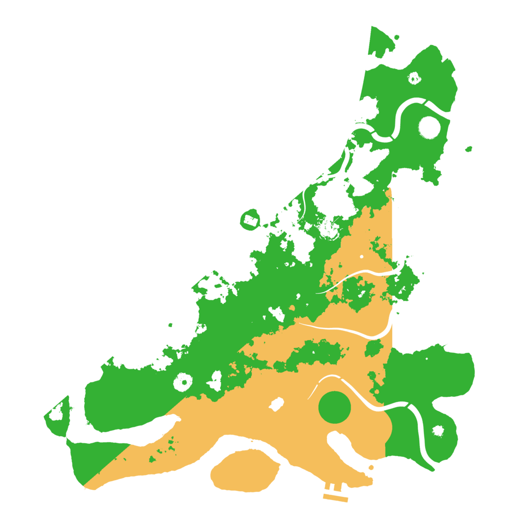Biome Rust Map: Procedural Map, Size: 4250, Seed: 651457138