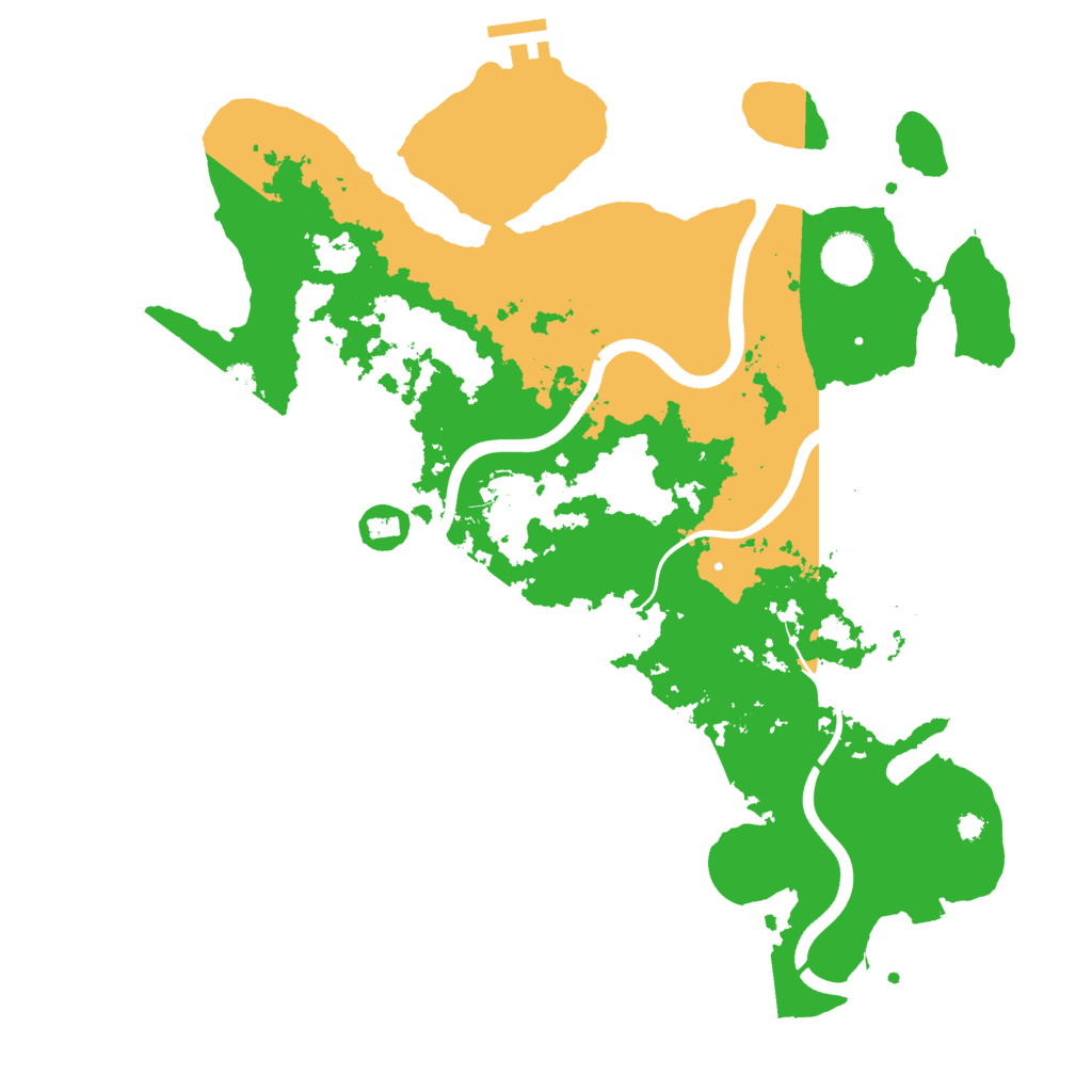 Biome Rust Map: Procedural Map, Size: 3750, Seed: 260374639