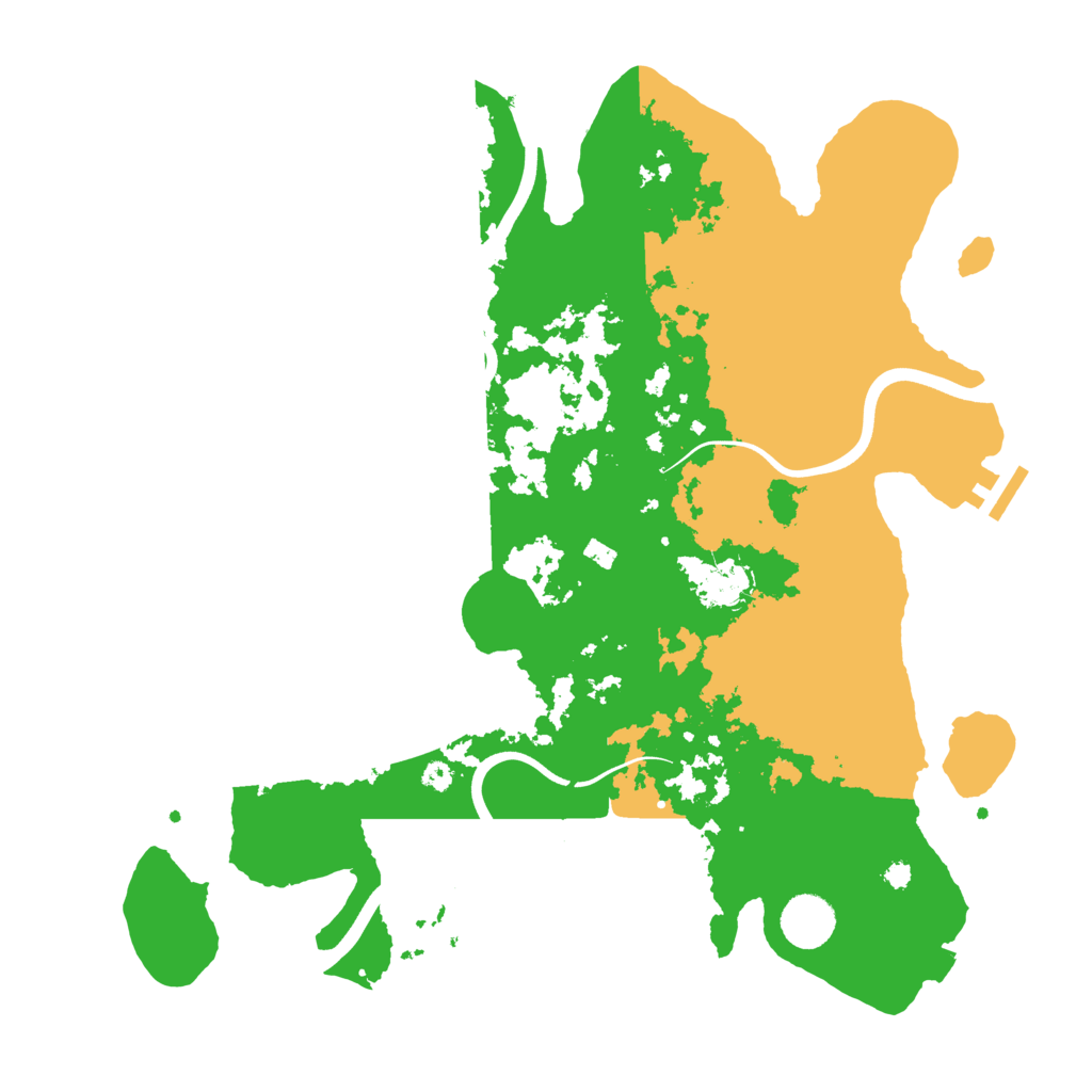 Biome Rust Map: Procedural Map, Size: 3750, Seed: 23718720
