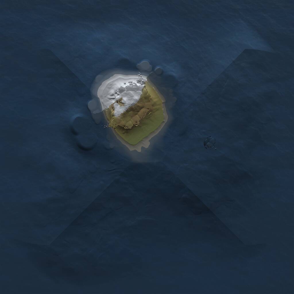 Rust Map: Procedural Map, Size: 1000, Seed: 343455239, 1 Monuments