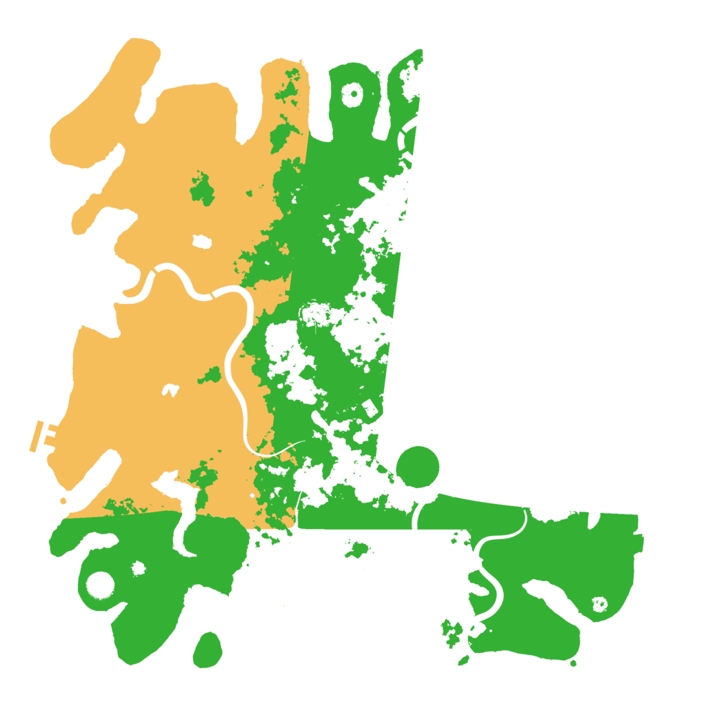 Biome Rust Map: Procedural Map, Size: 4500, Seed: 768943758