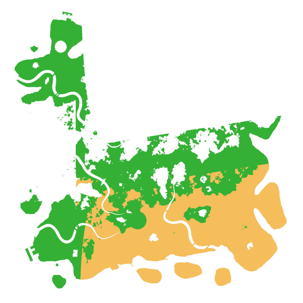 Biome Rust Map: Procedural Map, Size: 4500, Seed: 835874816