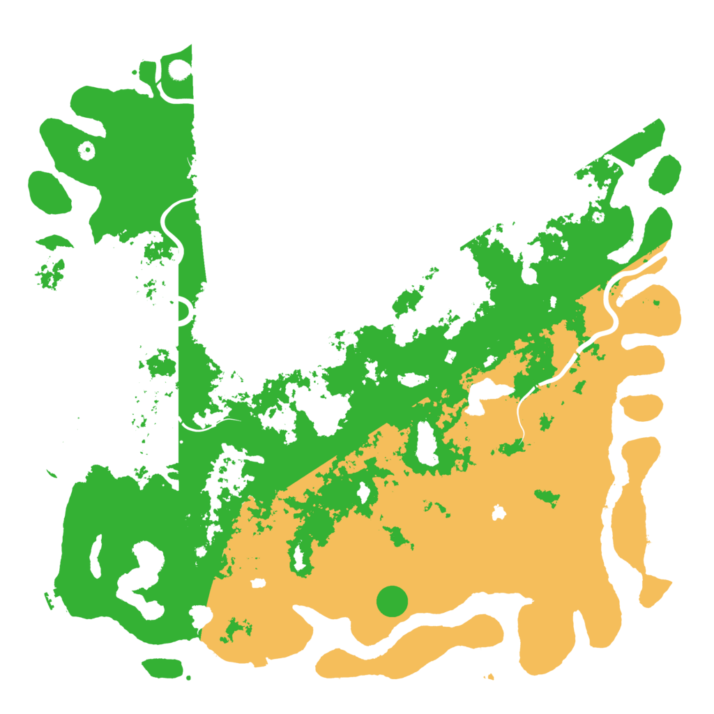 Biome Rust Map: Procedural Map, Size: 6000, Seed: 11235