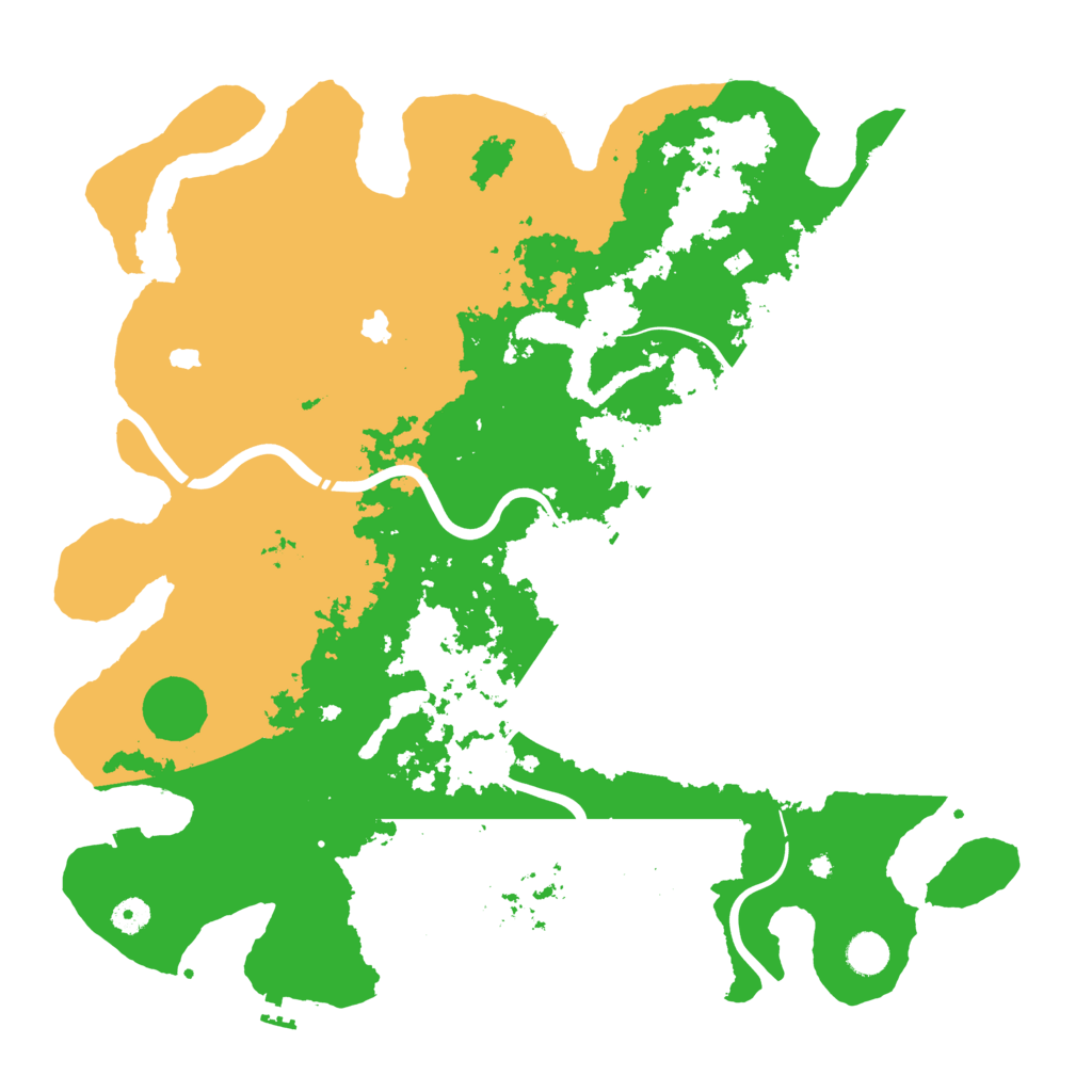 Biome Rust Map: Procedural Map, Size: 4500, Seed: 1416553505