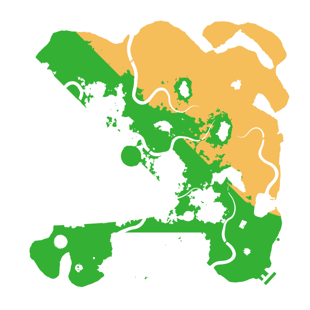 Biome Rust Map: Procedural Map, Size: 4050, Seed: 372124167