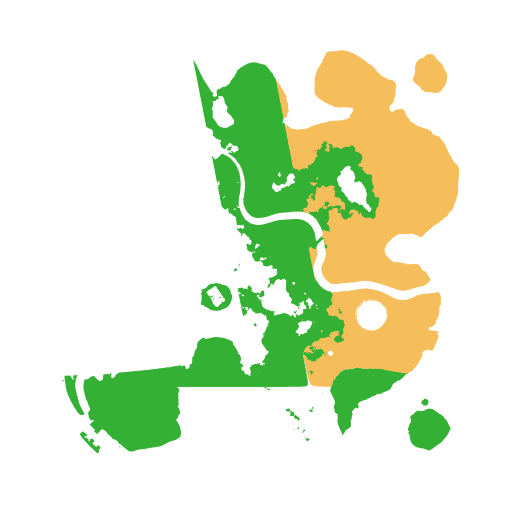 Biome Rust Map: Procedural Map, Size: 3000, Seed: 951621375