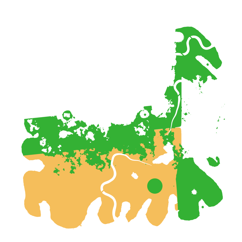 Biome Rust Map: Procedural Map, Size: 4200, Seed: 46000