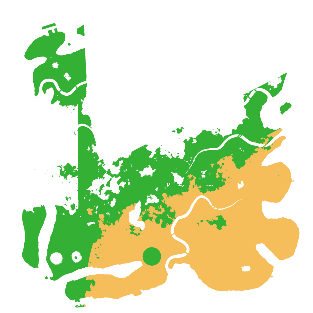 Biome Rust Map: Procedural Map, Size: 4500, Seed: 189236742