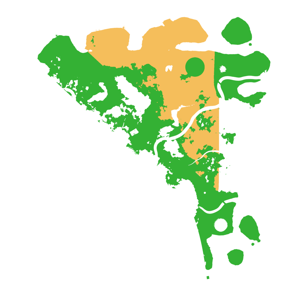 Biome Rust Map: Procedural Map, Size: 4000, Seed: 641208