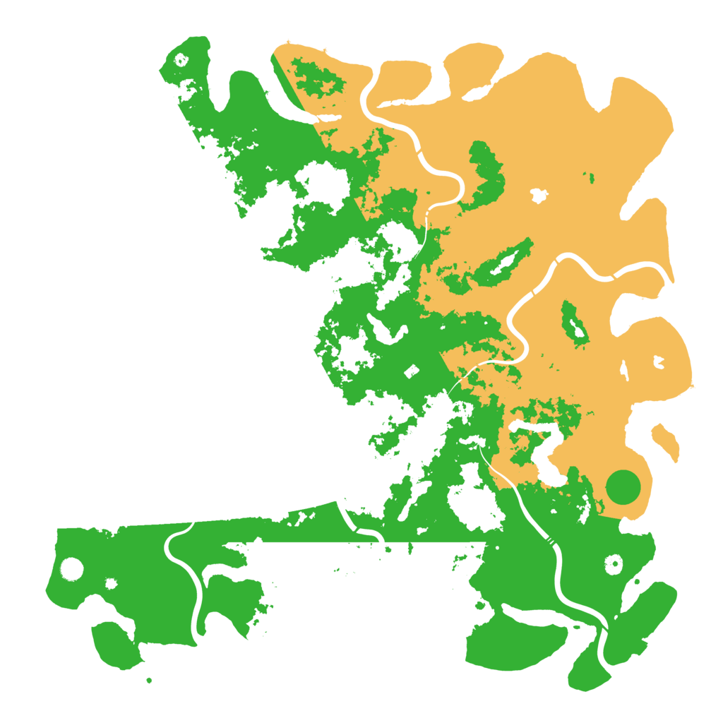 Biome Rust Map: Procedural Map, Size: 5500, Seed: 22032601