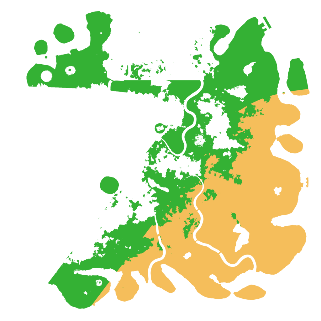 Biome Rust Map: Procedural Map, Size: 5000, Seed: 1348344133