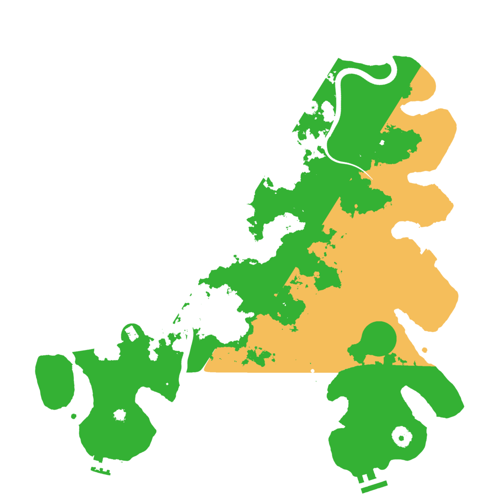 Biome Rust Map: Procedural Map, Size: 3750, Seed: 283192576