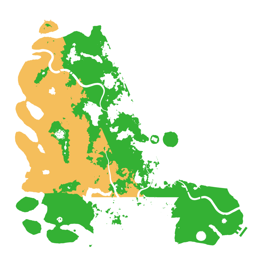 Biome Rust Map: Procedural Map, Size: 4777, Seed: 452595145